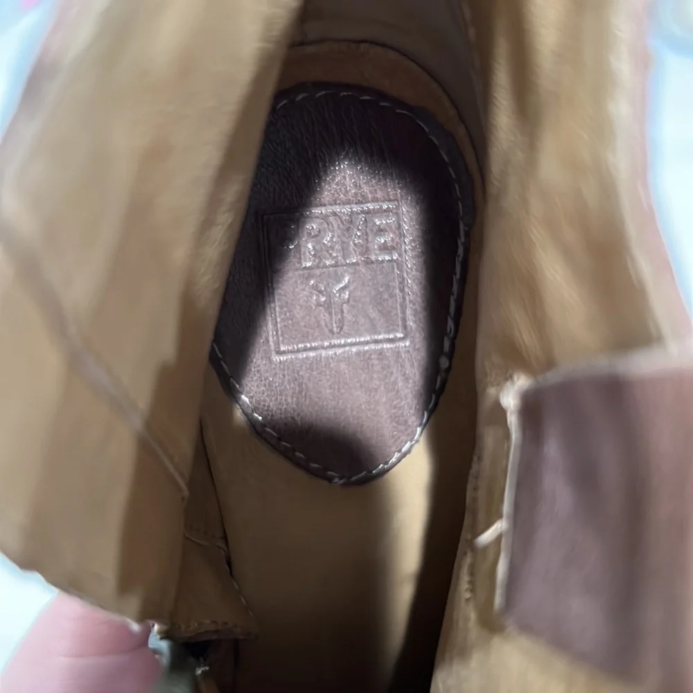 Frye Dusty Rose Reina Ankle Cowboy Style Boot - Picture 8 of 8